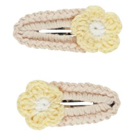 Crochet Clips | Yellow Daisy