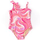 One Shoulder 1 Piece | Pink Waves