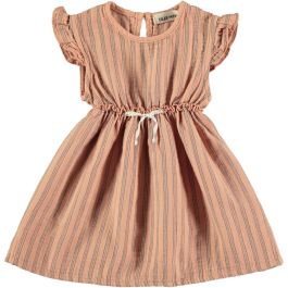 Salmon Stripes Dress