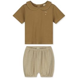Peanut Baby Collar Tee & Bloomer Bottoms | Set
