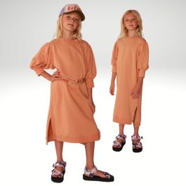 Sandstone Puff Sleeve Sweater Dress