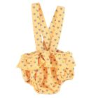 Baby Bloomers W/ Straps | Yellow & Hearts