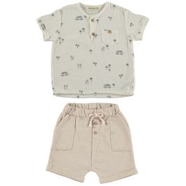 Palms Short & Pocket Shorts | Ecru/Sand