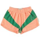 Shorts | Coral & Green Print