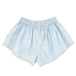 Skort | Light Blue Chambray