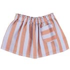 Short Skirt | Orange & Purple Stripes