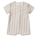 Shorty One-Piece | Grey Stripe
