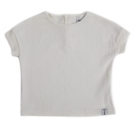 Spring Tee | White Ribbed