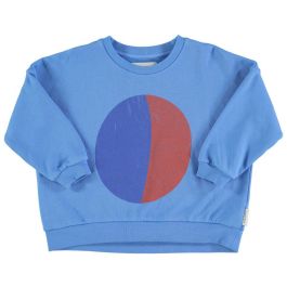 Sweatshirt | Blue W/ Multicolor Circle Print