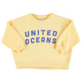 Sweatshirt | Yellow w/ "United Oceans" Print