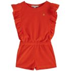 Red Ruffle Jumpsuit