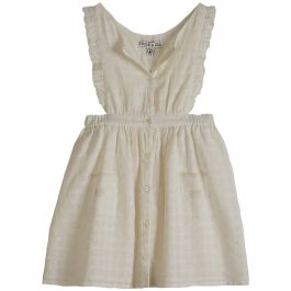 Ecru English Embroidery Dress