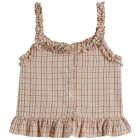 Vanilla Plaid Top