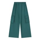 Wide Cargo Jog Pant Moss