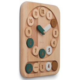 Yelena Toy Clock | Hunter Green Multi Mix