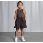 Brown Top & Sweat Short Taupe