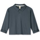 L/S Polo Shirt Blue Grey