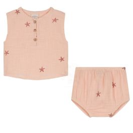 Roman Blouse & AMI Bloomers | Light Pink