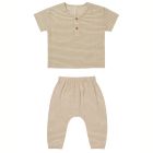 Henry Top & Woven Pant | Ocre Stripe