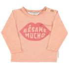 L/S Top W/  "Bésame Mucho" Print