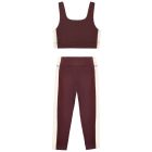 Swift Sports Bra & Basic Legging Burgundy