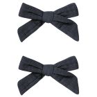 Bows Set Of 2 Navy