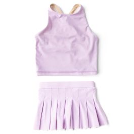Active Tank & Pleated Skirt | Purple
