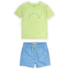 Swim Club Swim Tshirt & Sproet Print Swim Shorts