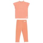 Aurore Top & Joline Leggings | Amber Brown