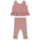 Rita Top & Sina Leggings | Coral