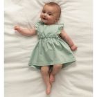Ruffle High-waisted Underbust skirt W/ Suspenders