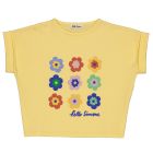 Crop T-Shirt Flower Banana
