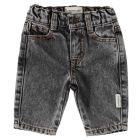 Unisex Washed Black Denim Trousers