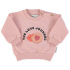 Sweatshirt | Light Pink W/ "The Love Journal" Print