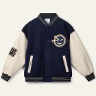 Mako Bomber Navy Cream