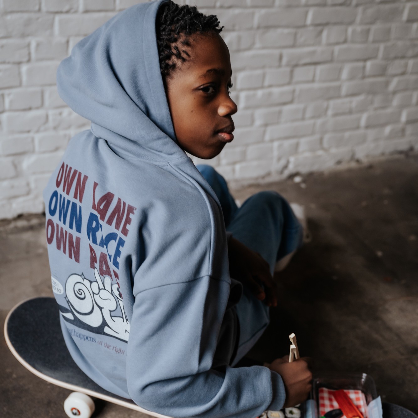 Hoodie Own Lane Own Race Own Pace