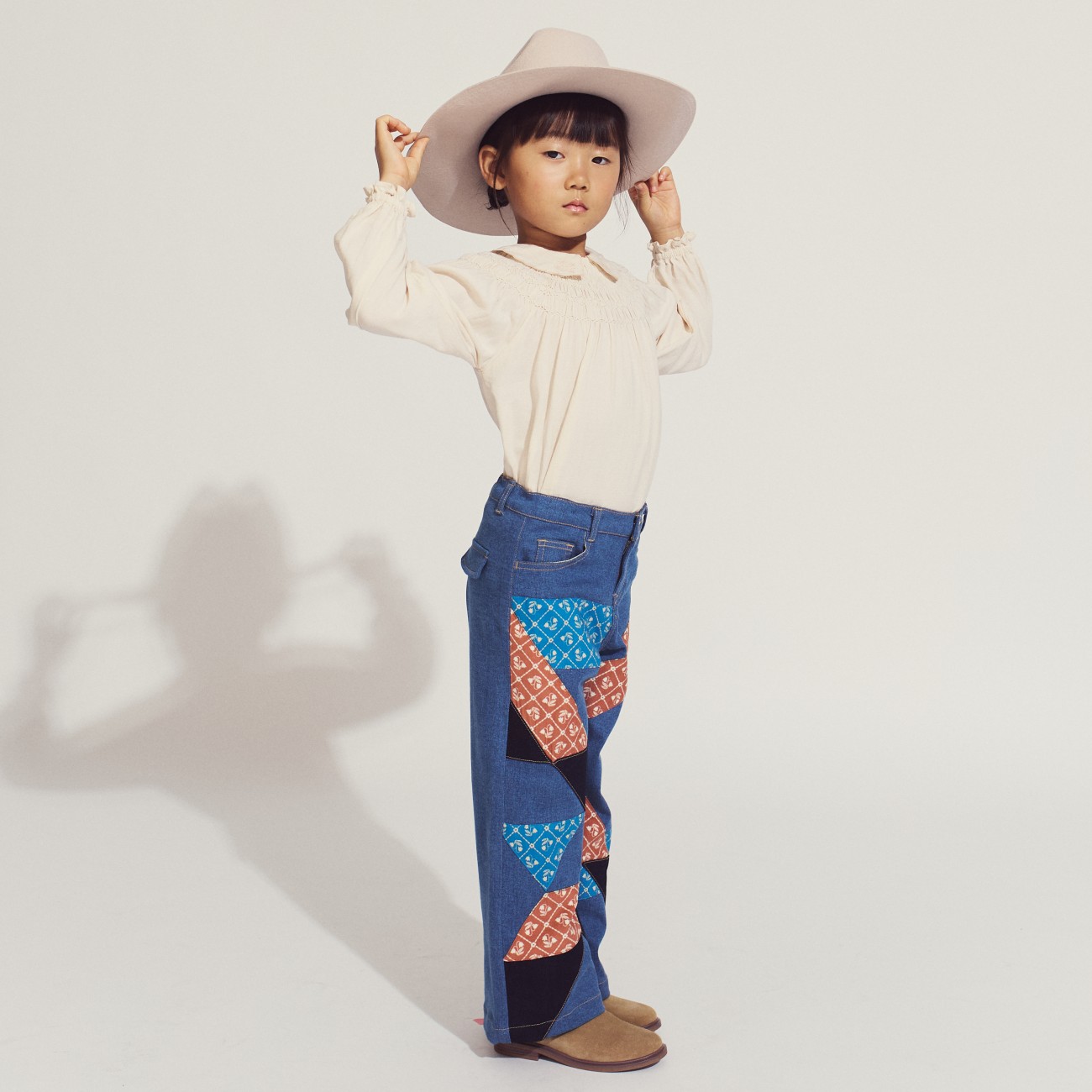 Harley Pants With Patchwork Details 