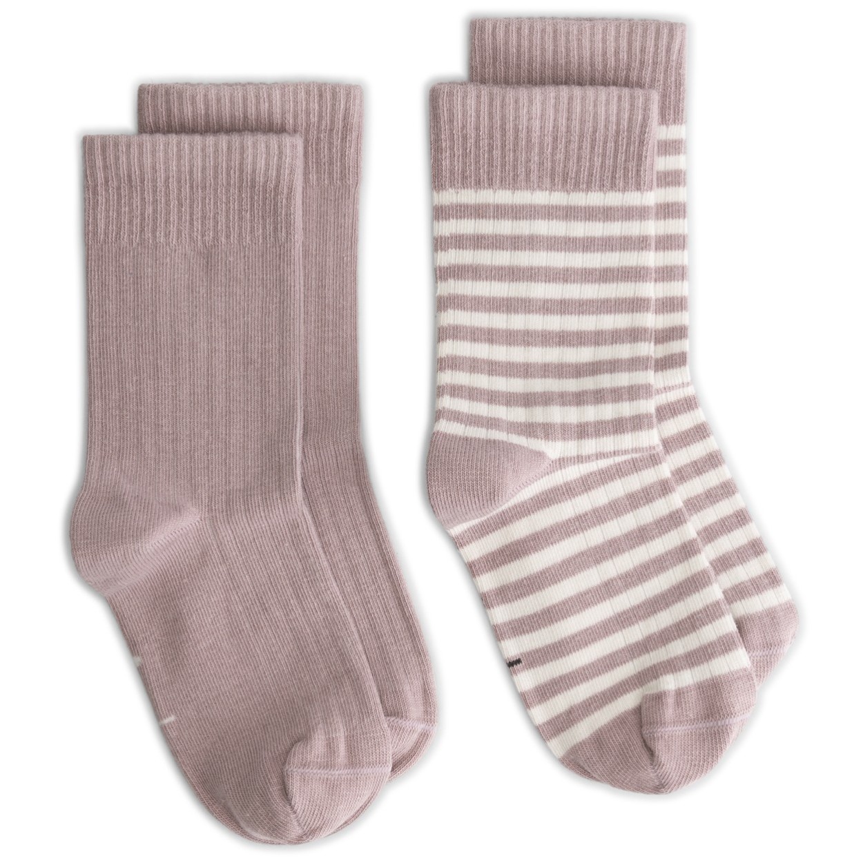 Ribbed socks 2 Pack Berry Cream