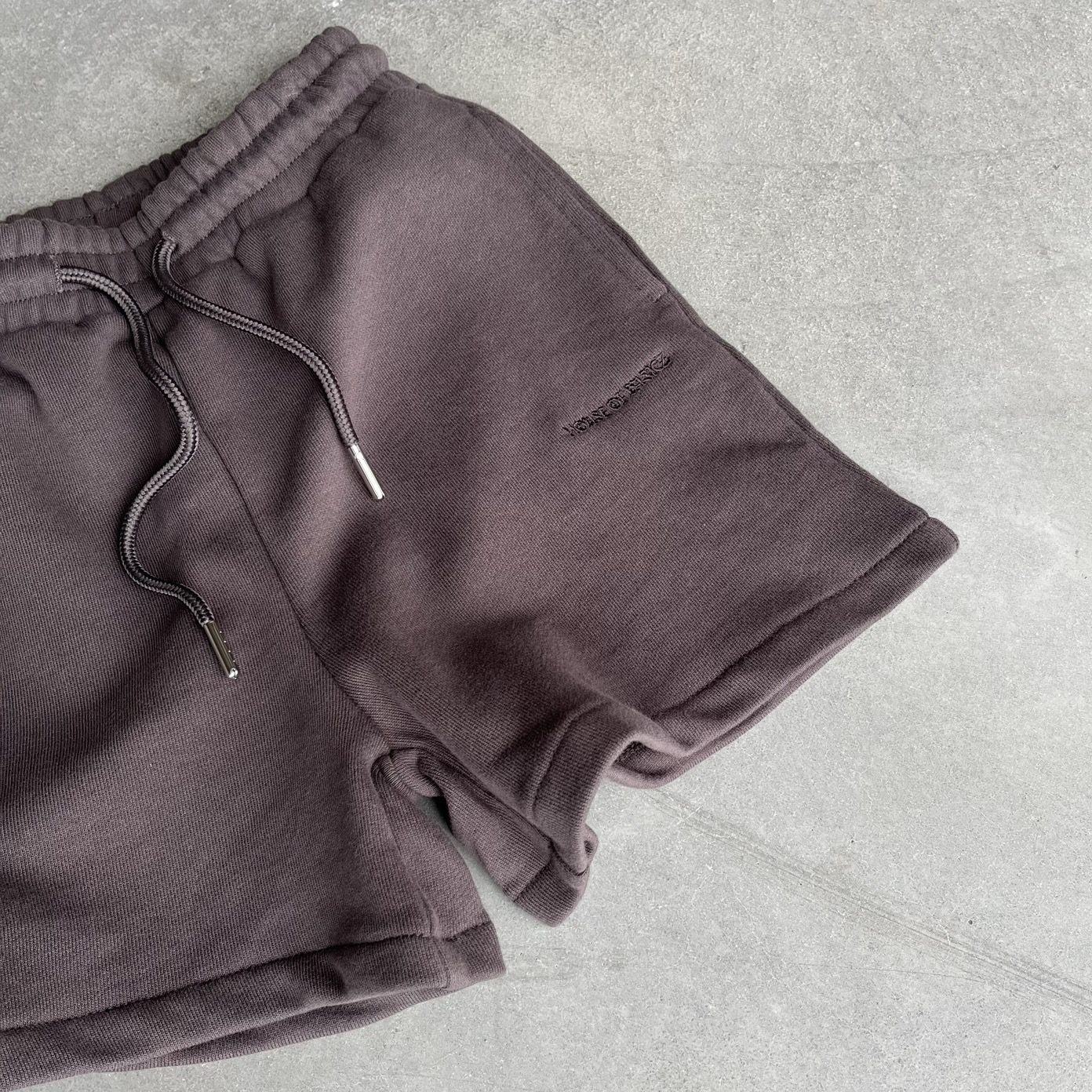 Brown Top & Sweat Short Taupe