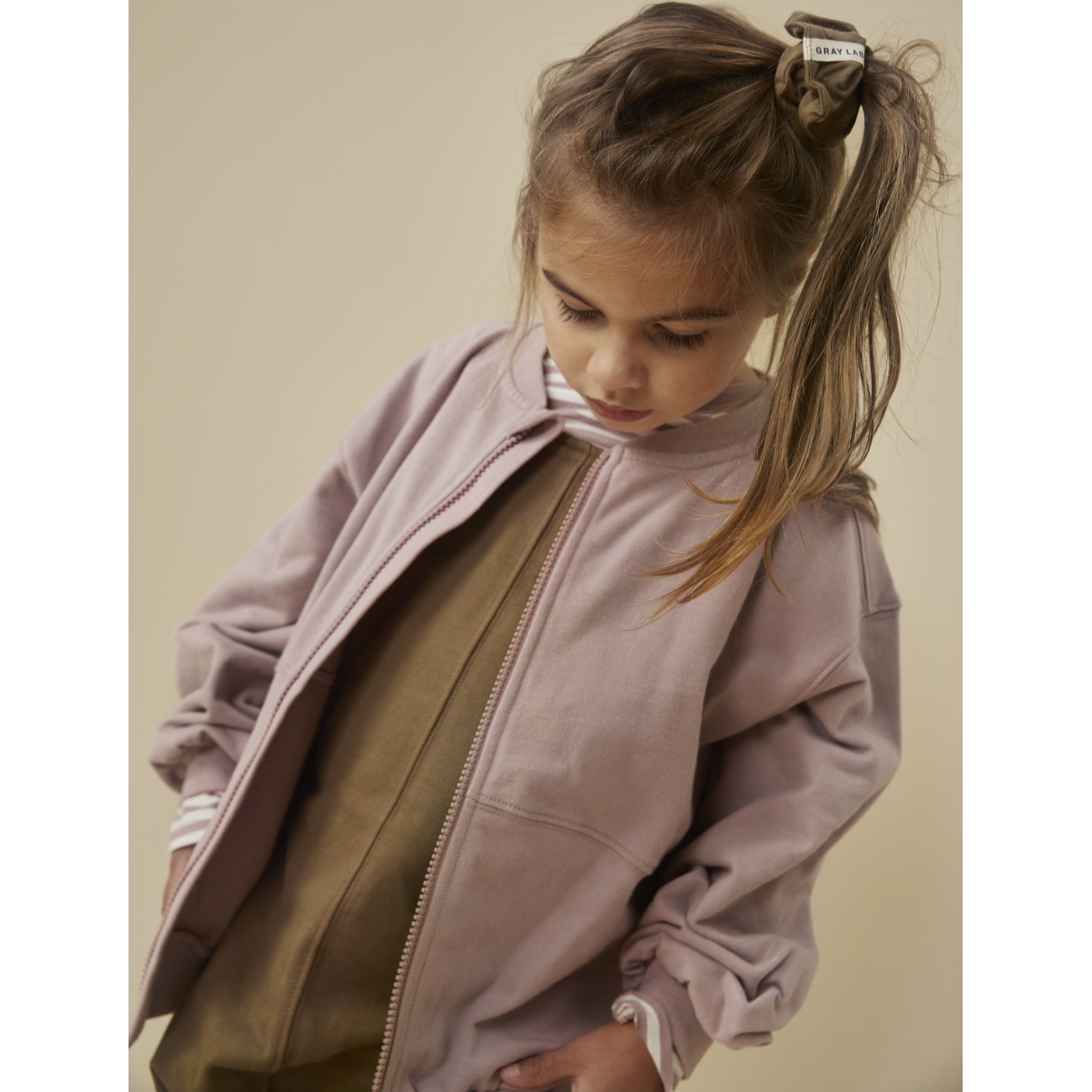 Bomber Sweatshirt W/ Zip