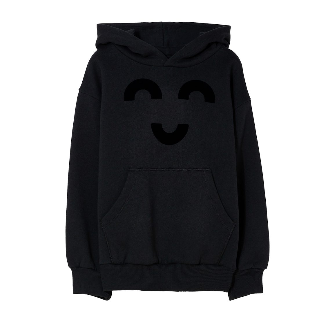 Horst Ash Black Hooded Sweatshirt & Delrey Ash Black Large Leg Pants
