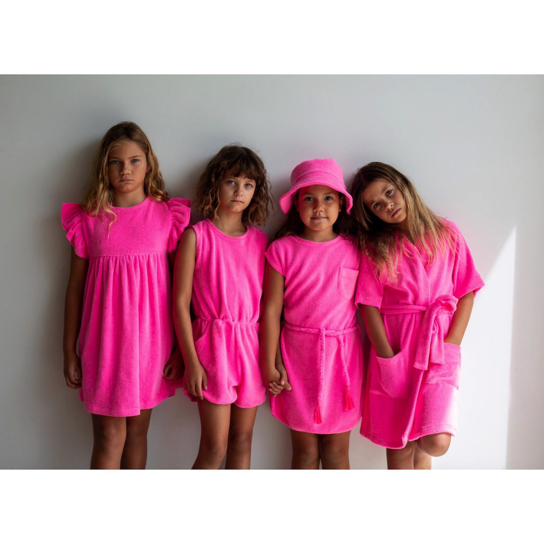 Florrie Terry Jumpsuit | Neon Pink
