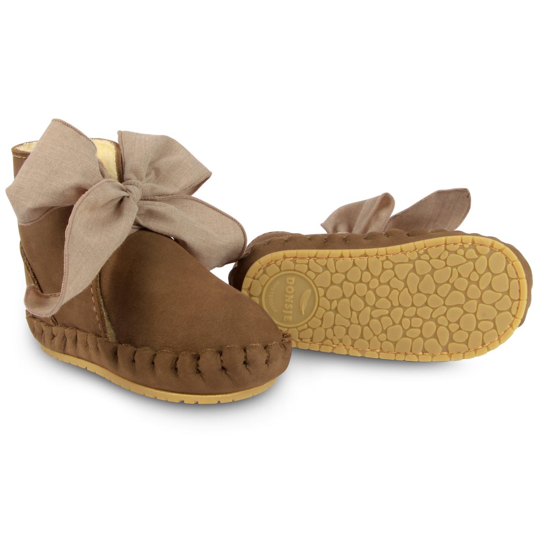 Pina Organza Lining | Hazelnut Nubuck + Mocha Cotton