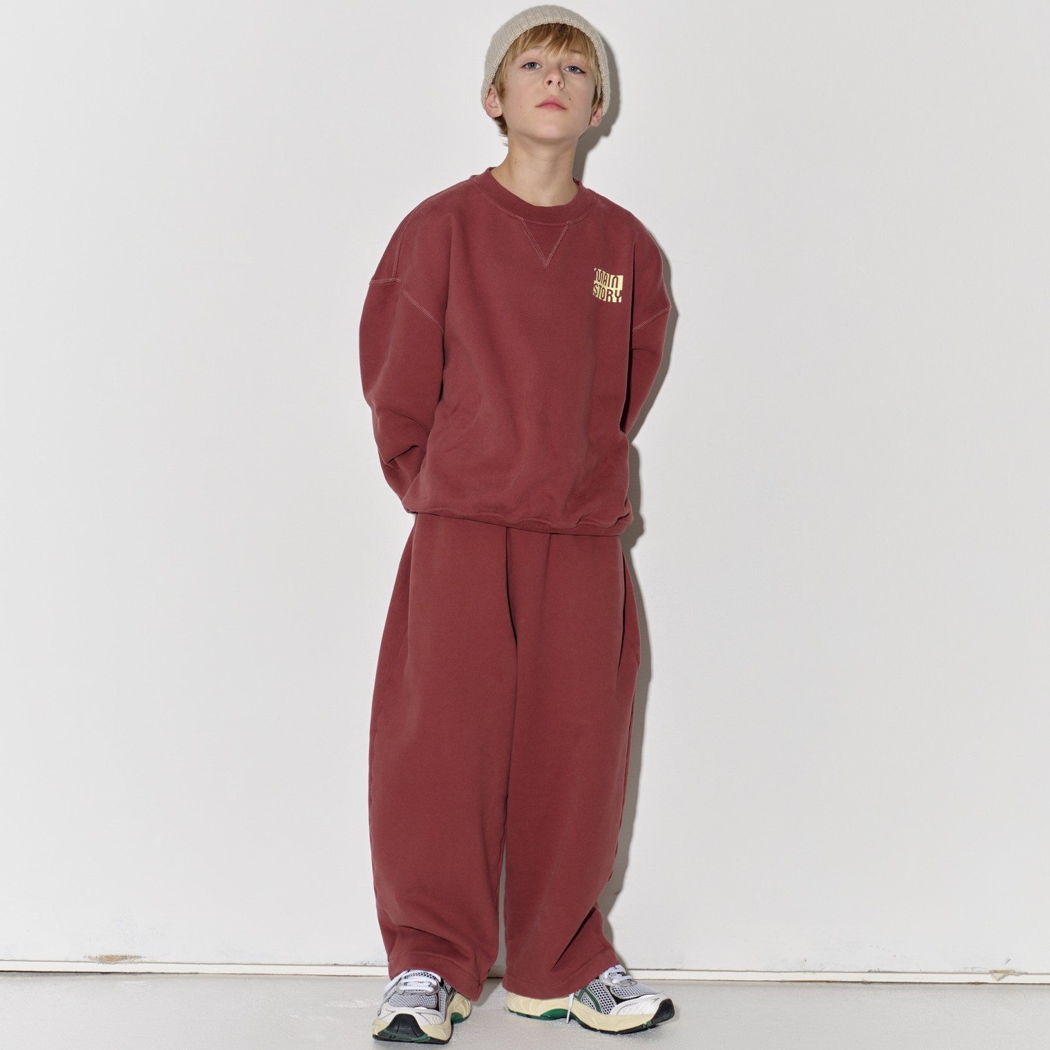 Crew Sweatshirt & Lounge Pant Burgundy