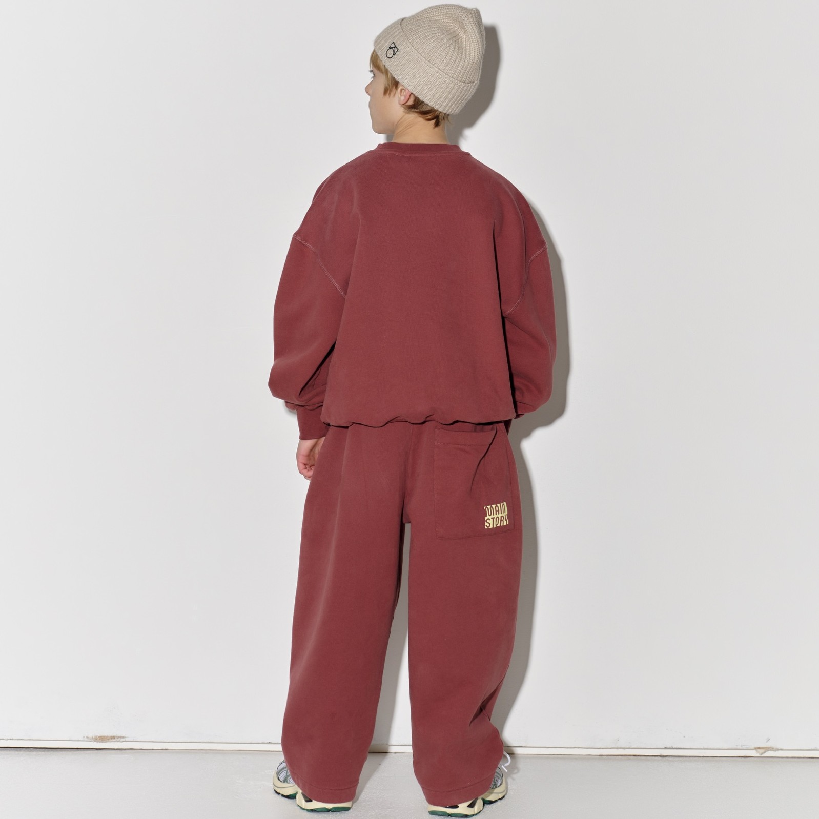 Crew Sweatshirt & Lounge Pant Burgundy
