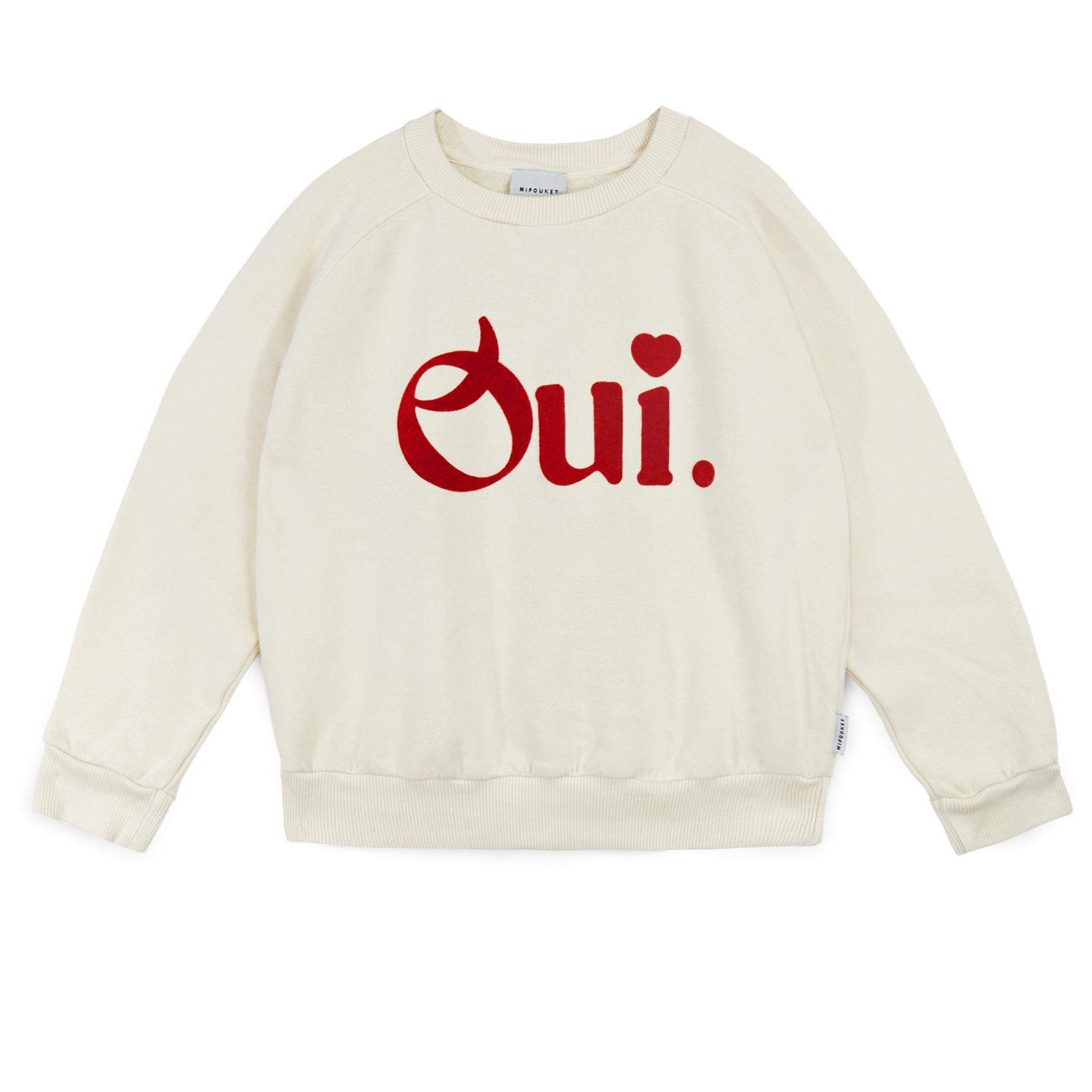 Oui Felpa Sweatshirt Ecru