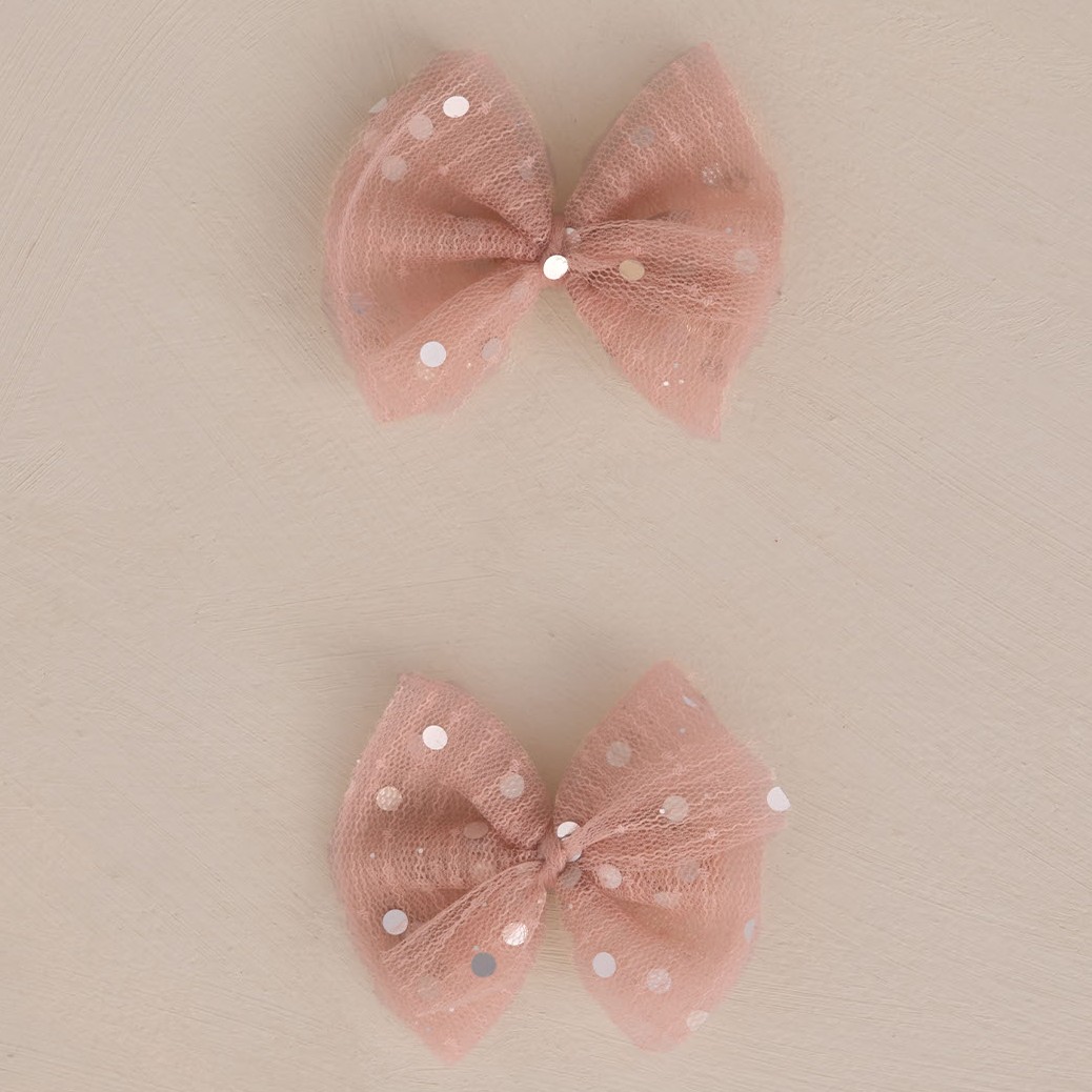 Flutter Tulle Clips Rose