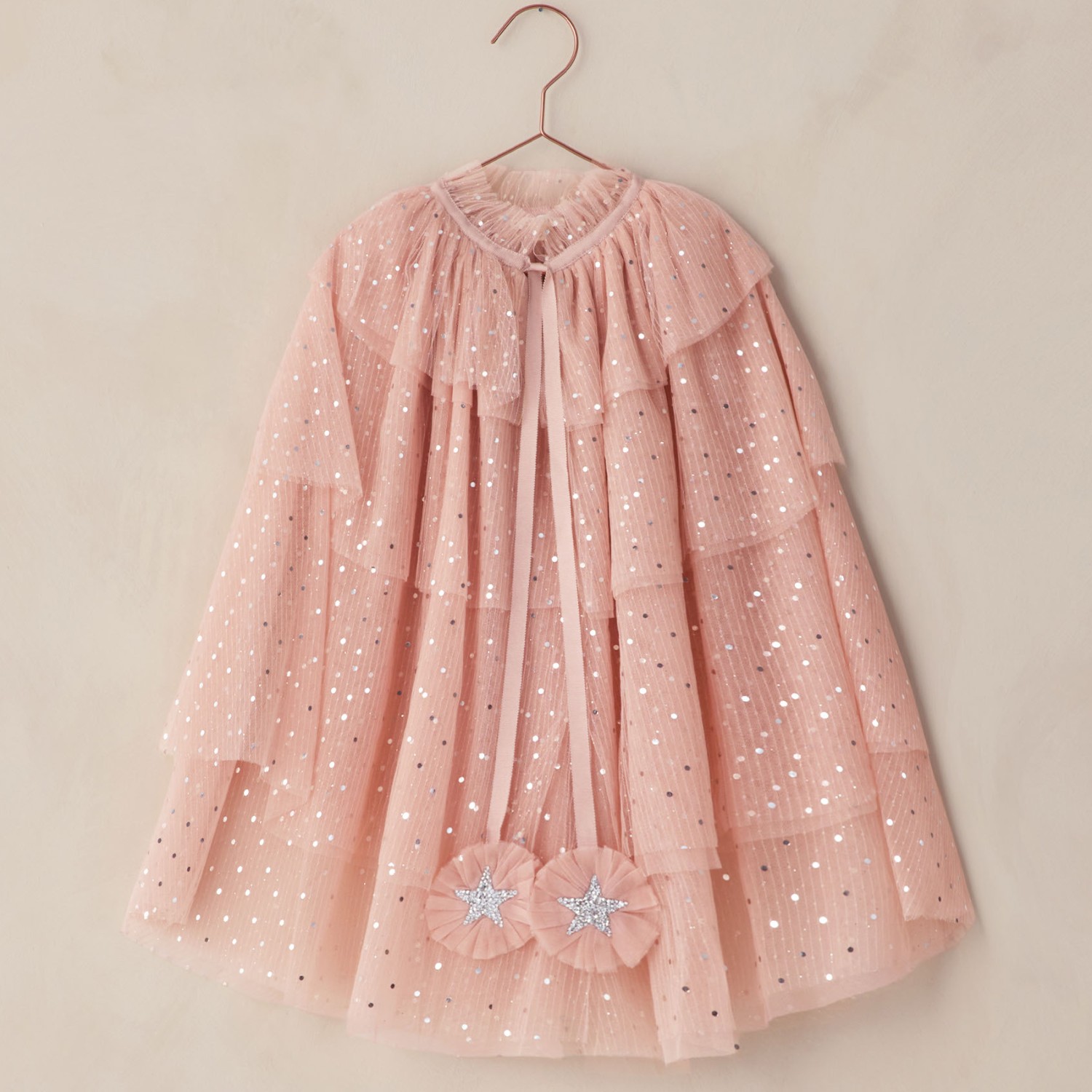 Tulle Cape Rose