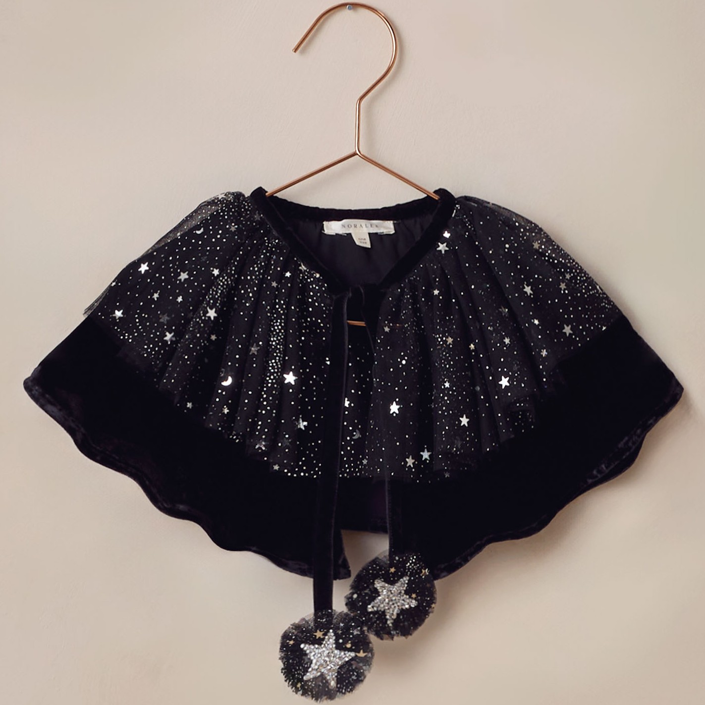 Ruffled Collar Night Sky