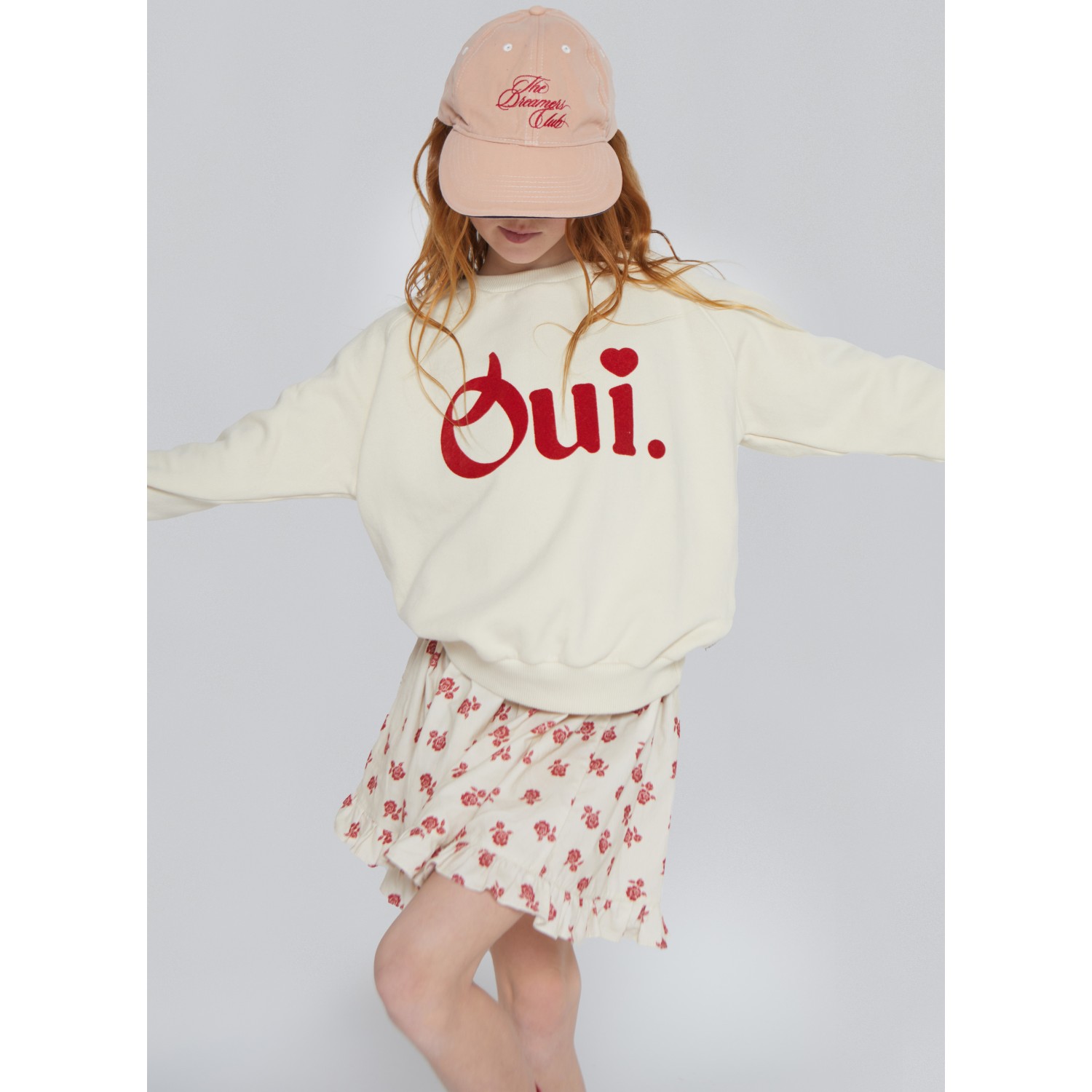 Oui Felpa Sweatshirt Ecru